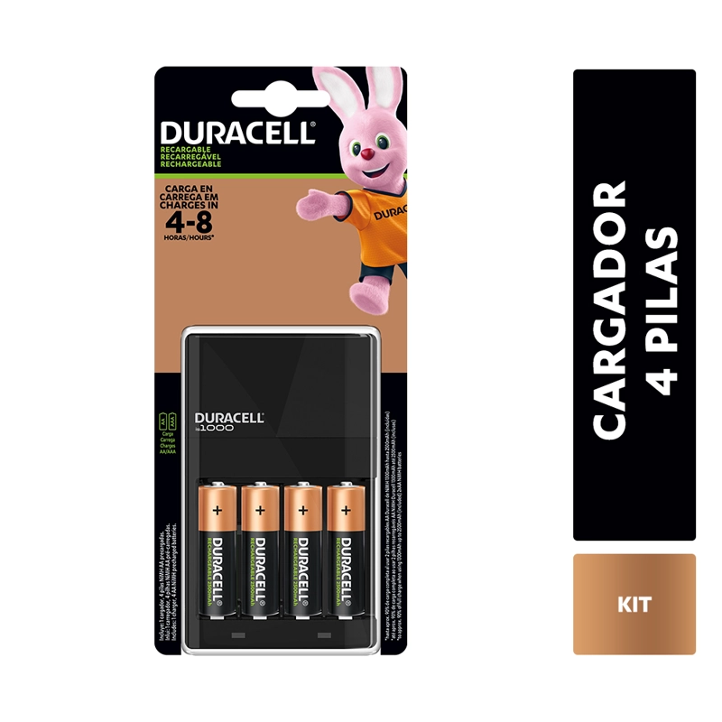 SET CARGADOR DURACELL PILAS AA/AAA + 4 PILAS AA RECARG. - 2