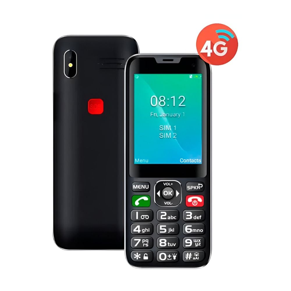 TELÉFONO CELULAR SENIOR TECNOLAB 4G ADULTO MAYOR  TL487 - 1
