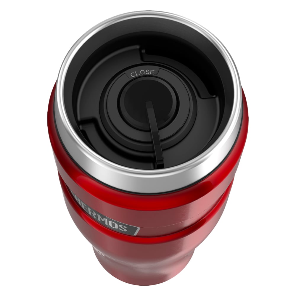 TERMO MUG THERMOS KING 470ML ACERO INOXIDABLE ROJO - 3