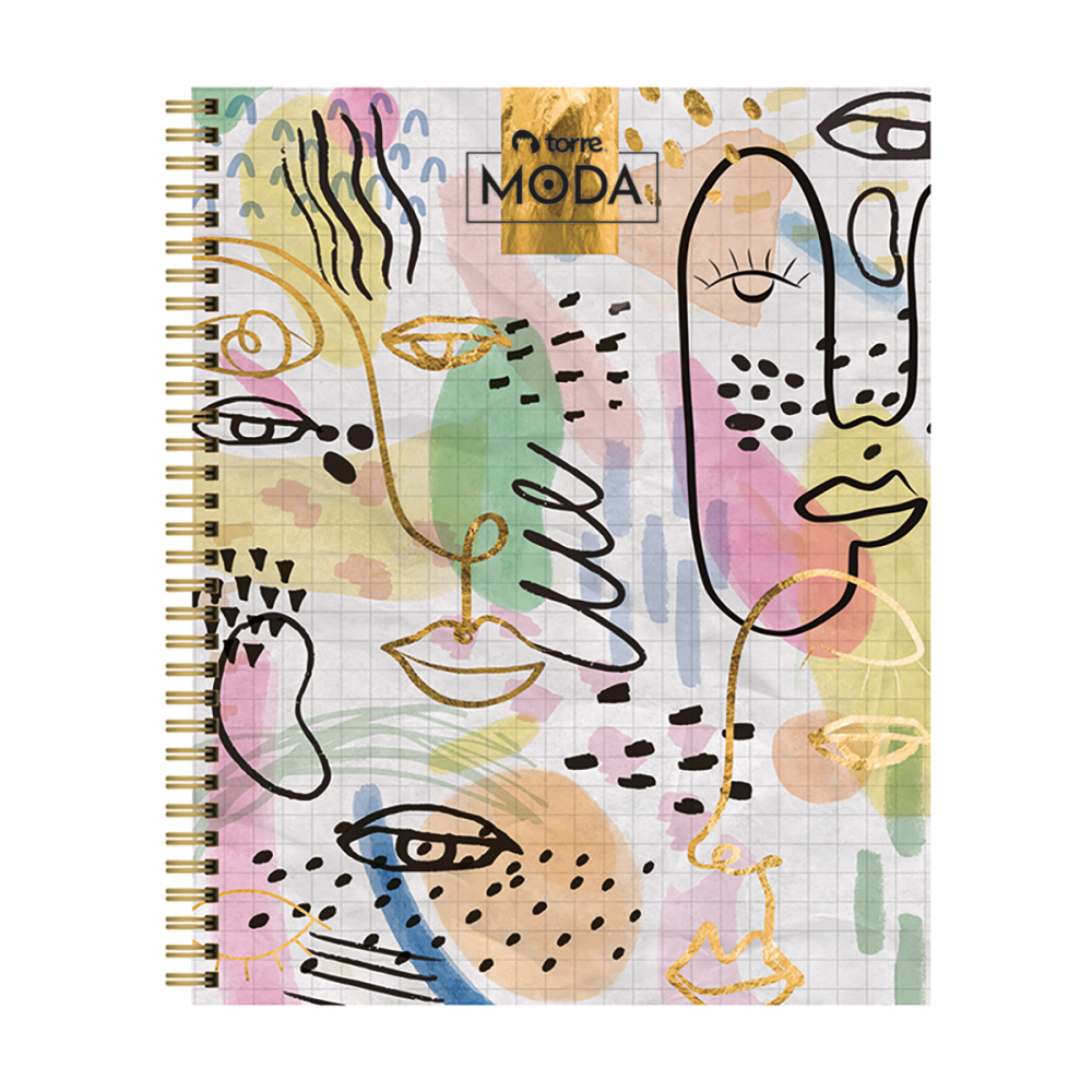 PACK 10 CUADERNOS UNIVERSITARIOS TORRE MODA 100 HOJAS - 5