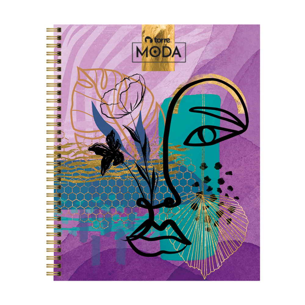 PACK 10 CUADERNOS UNIVERSITARIOS TORRE MODA 100 HOJAS - 9