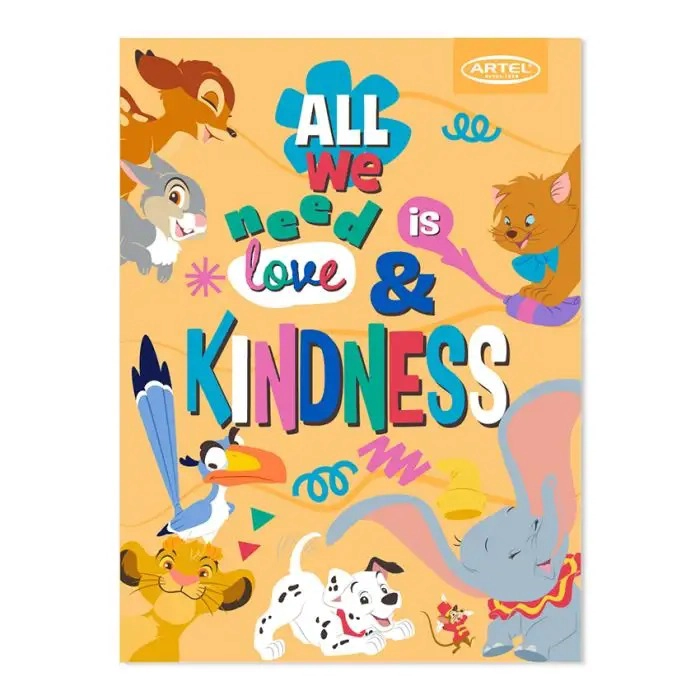 CUADERNO ARTEL 100 HOJAS COLLEGE DISNEY MATEMAT 7MM X10UD DISEÑOS - 2