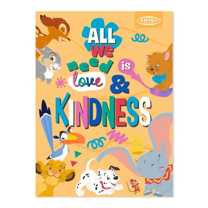 CUADERNO ARTEL 100 HOJAS COLLEGE DISNEY MATEMAT 7MM X10UD DISEÑOS - 2