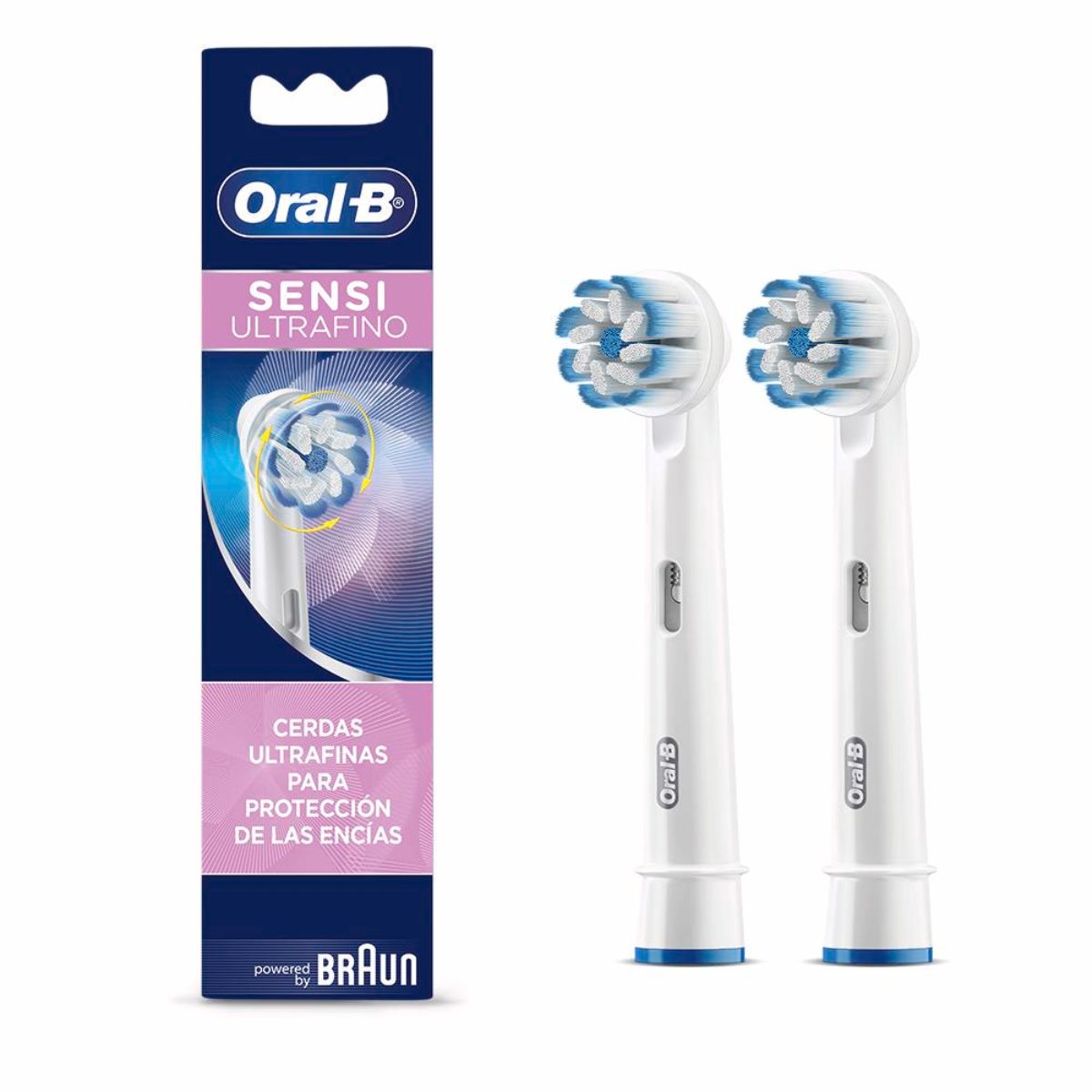 REPUESTO CEPILLO ELÉCTRICO ORAL-B SENSITIVE 2 UNIDADES - 2