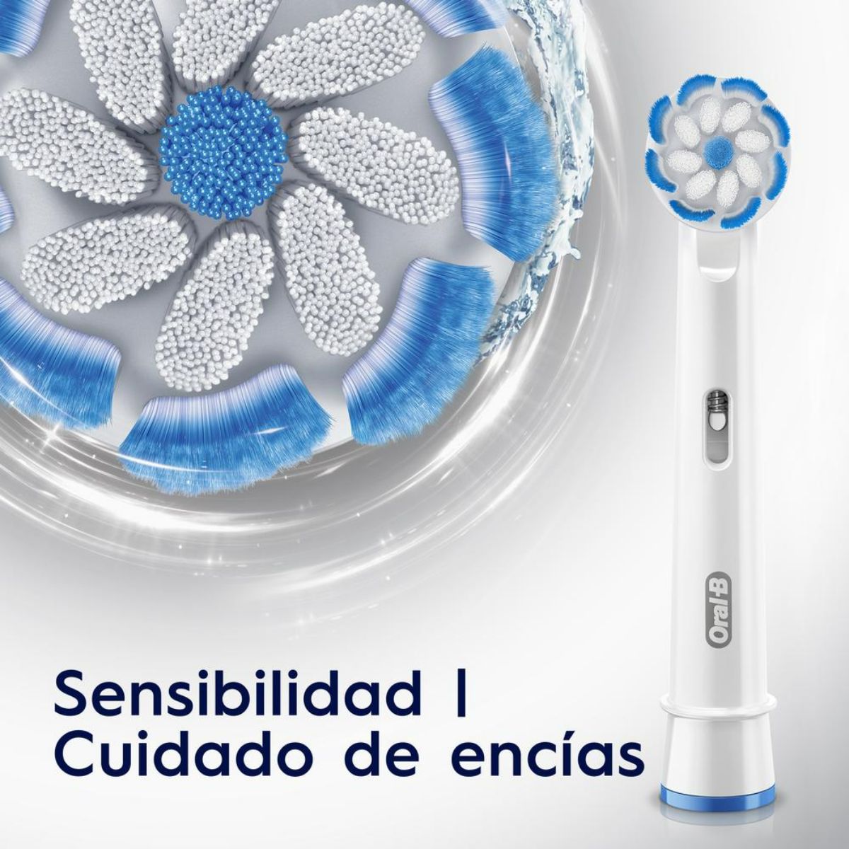 REPUESTO CEPILLO ELÉCTRICO ORAL-B SENSITIVE 2 UNIDADES - 3