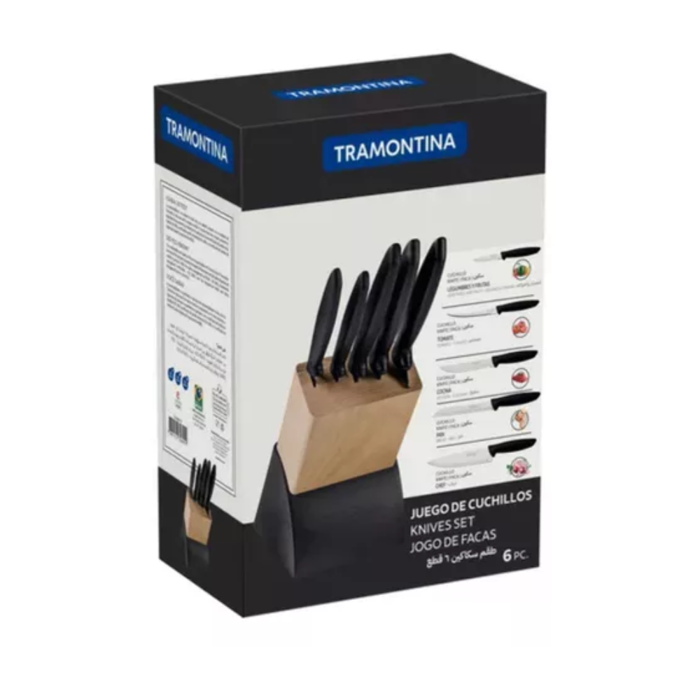 JUEGO CUCHILLOS DE 6 PIEZAS TRAMONTINA PLENUS - 4