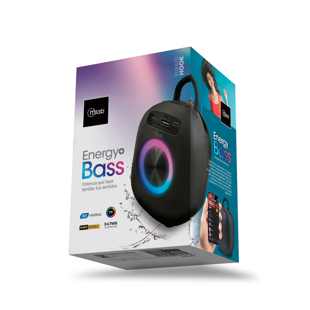 MLAB PARLANTE TWS ENERGY+ BASS - 5