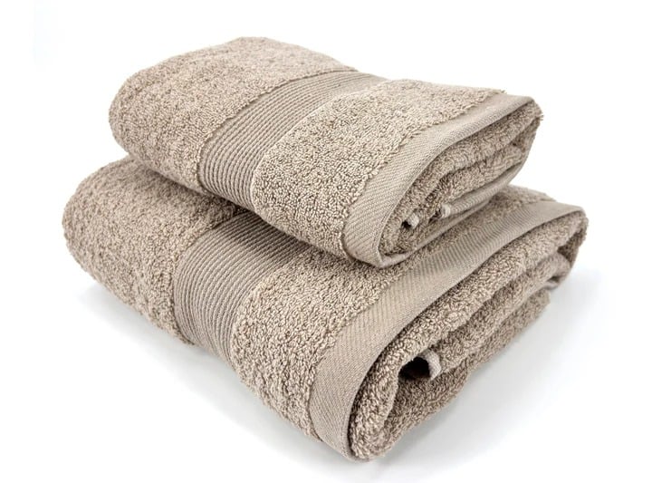 ANDES JUEGO TOALLAS LISA 2 PIEZAS BEIGE - 2