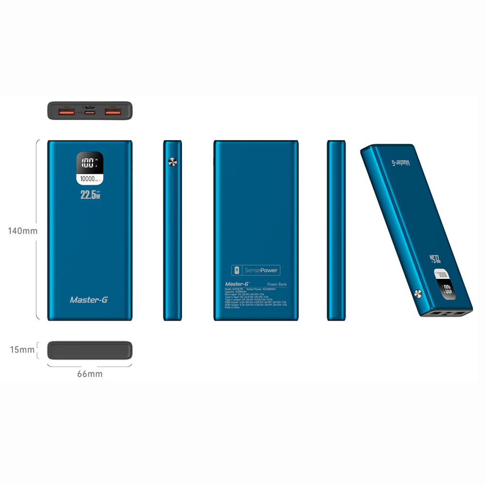 MASTER-G BATERIA EXTERNA POWER BANK 10.000 MAH - 2