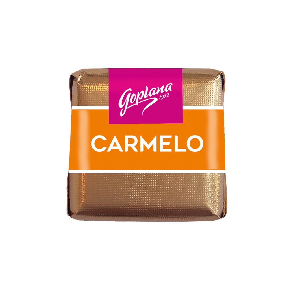 BOMBON CHOCOLATE GOPLANA 1 KG SABOR CARAMELO - 4