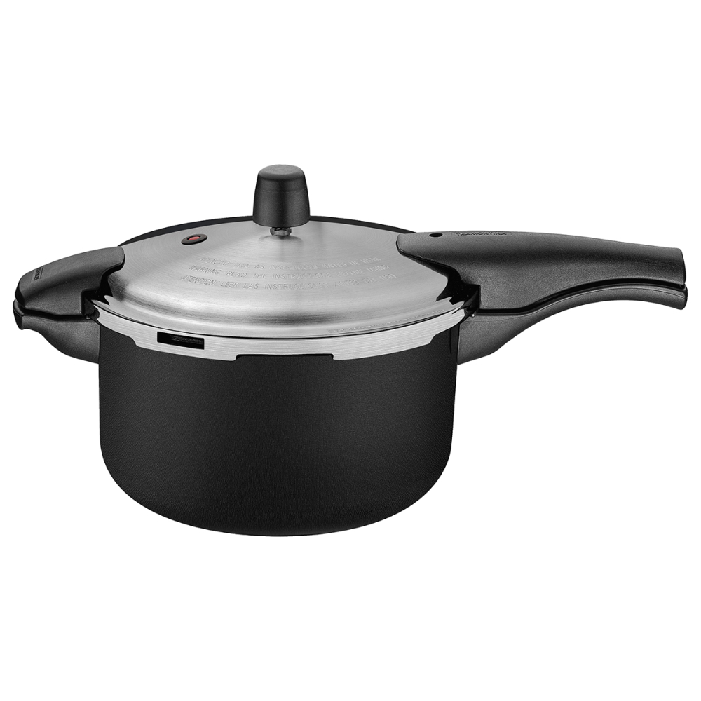 OLLA A PRESION TRAMONTINA VANCOUVER 6 LITRO 24CM NEGRO - 1