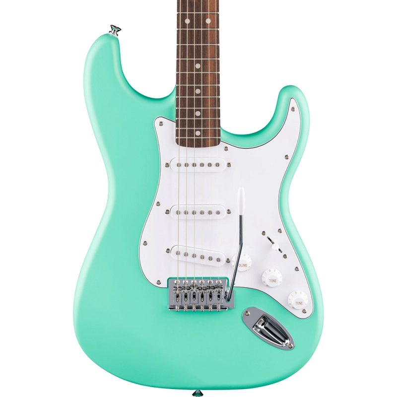 GUITARRA ELÉCTRICA STRATOCASTER SQUIER BY FENDER SEAFOAM - 1