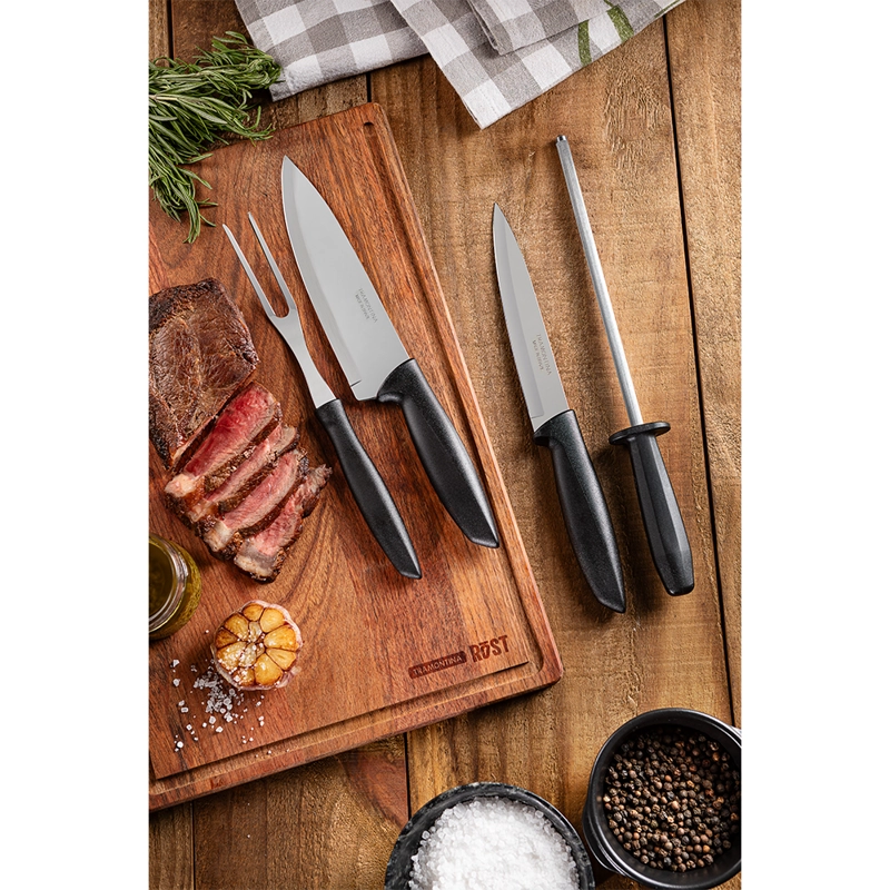JUEGO PARA ASADO TRAMONTINA PLENUS SET 4 PIEZAS - 2