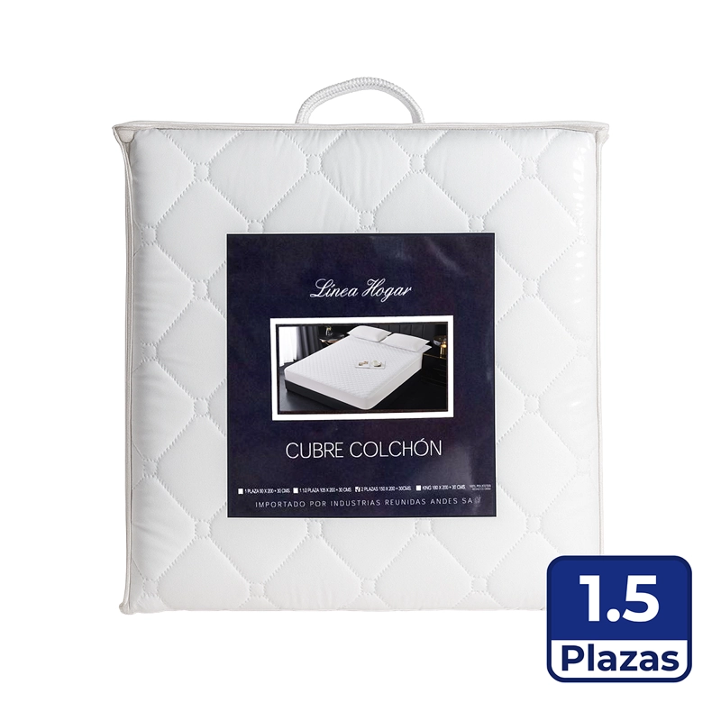 CUBRE COLCHON ANDES PROTECTOR IMPERMEABLE 1.5 PLAZA - 2
