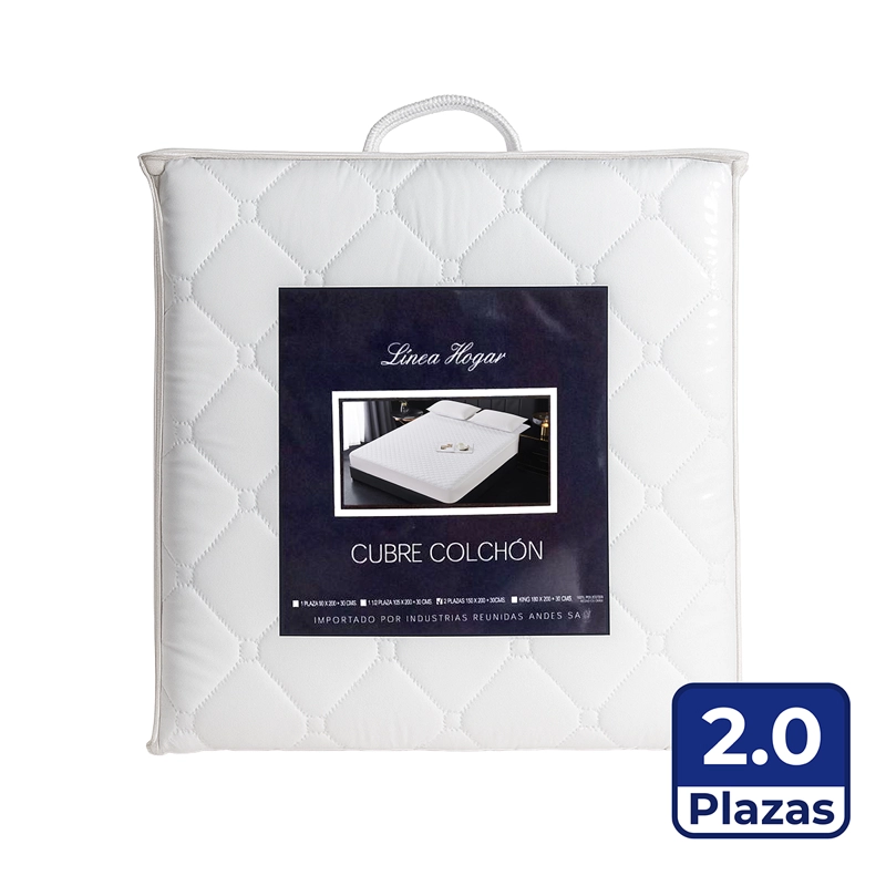 CUBRE COLCHON ANDES PROTECTOR IMPERMEABLE 2 PLAZAS - 2