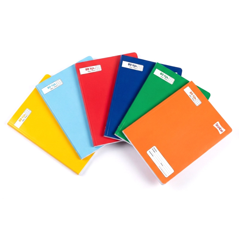 CUADERNO COLLEGE SCRIBE LISO 7MM 80HX 10UD - 1