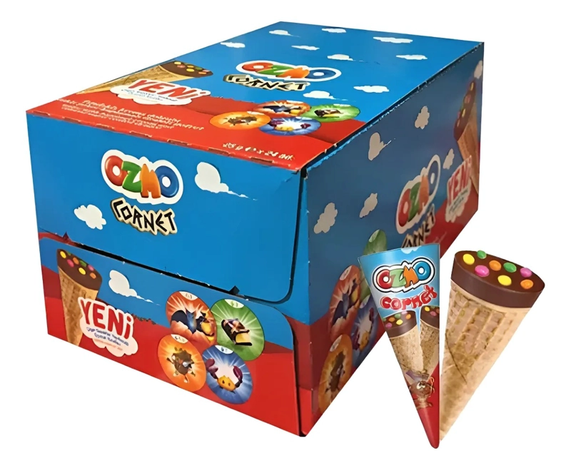 CHOCOLATE OZMO CORNET - CAJA 24 UNIDADES - CUMPLEAÑOS - 2