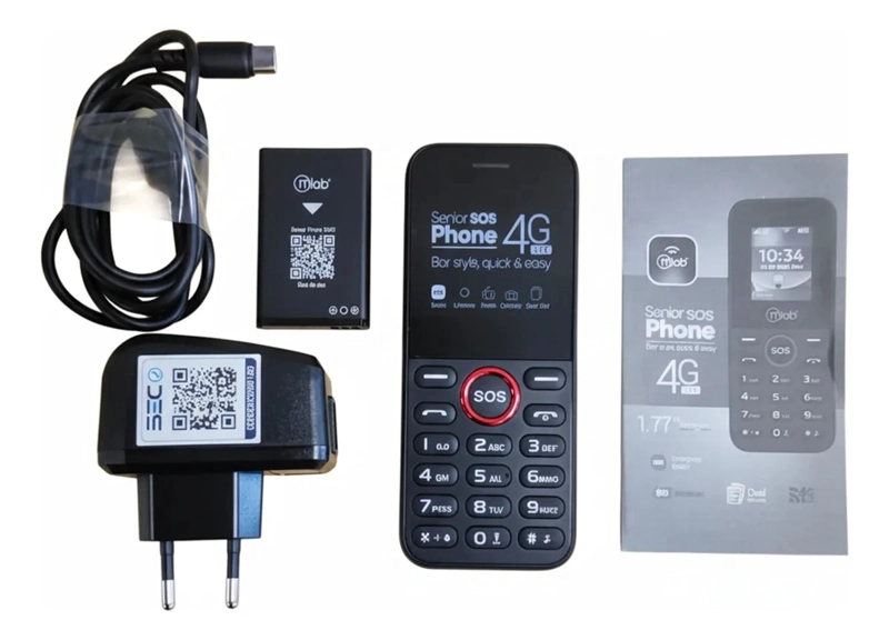 TELE FONO SENIOR BAR 4G SOS 1.8 PULGADA - 5