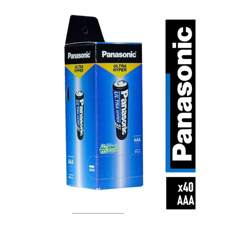 PILA CONVENCIONAL PANASONIC AAA 40 UNID - 1