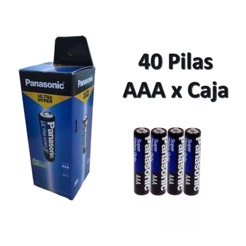 PILA CONVENCIONAL PANASONIC AAA 40 UNID - 4