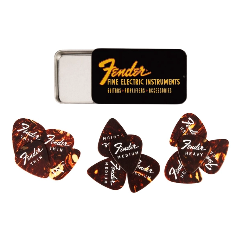 SET DE PUAS FENDER 12 UNID. GROSORES MIXTOS - 1