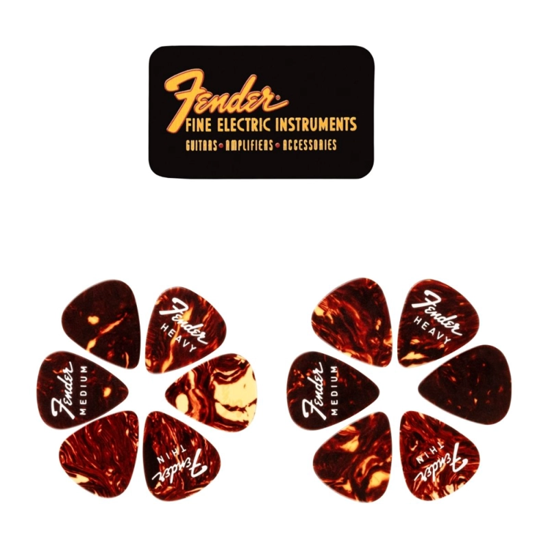 SET DE PUAS FENDER 12 UNID. GROSORES MIXTOS - 6