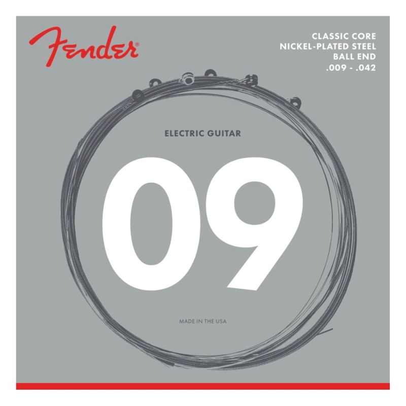 CUERDAS GUITARRA ELE CTRICA FENDER 255L CLASSIC CORE 009-042 - 1