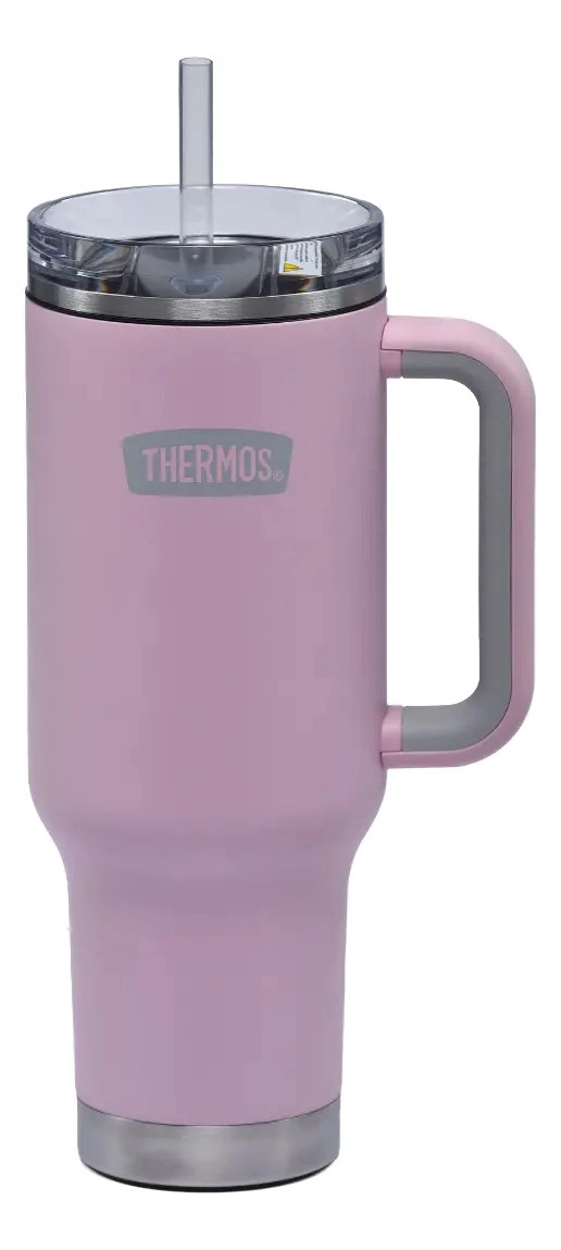 MUG DE VIAJE THERMOS ICON 1,2L ACERO INOXIDABLE – COLOR PINK - 1