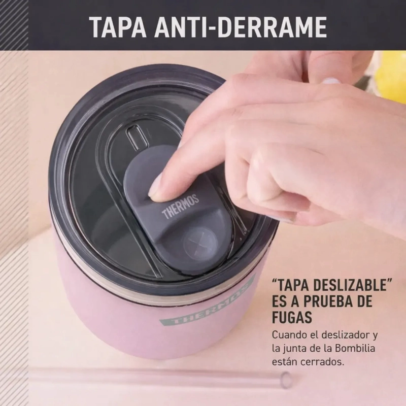 MUG DE VIAJE THERMOS ICON 1,2L ACERO INOXIDABLE – COLOR PINK - 6