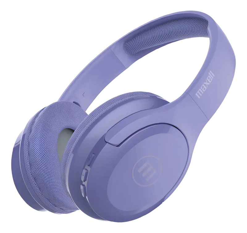 AUDIFONOS BLUETOOTH MAXELL 30HRS – COLOR PURPURA - 1