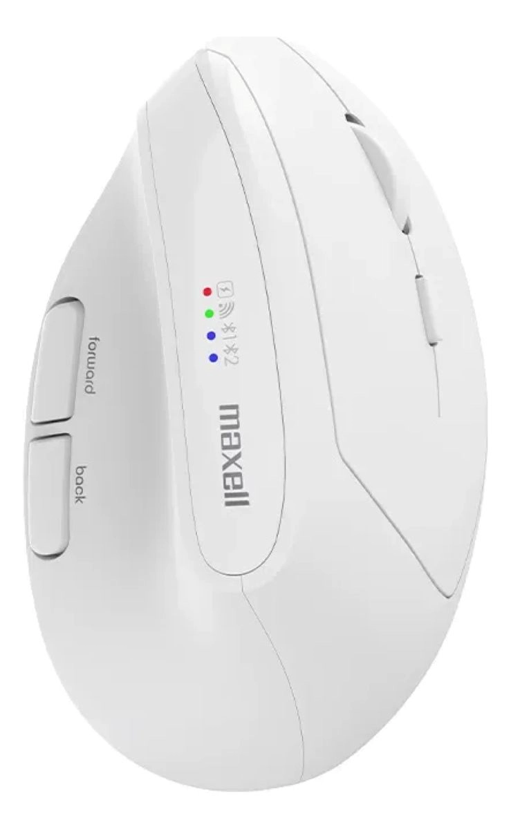 MOUSE MAXELL INALAMBRICO BLUETOOTH ERGONOMICO BLANCO - 1