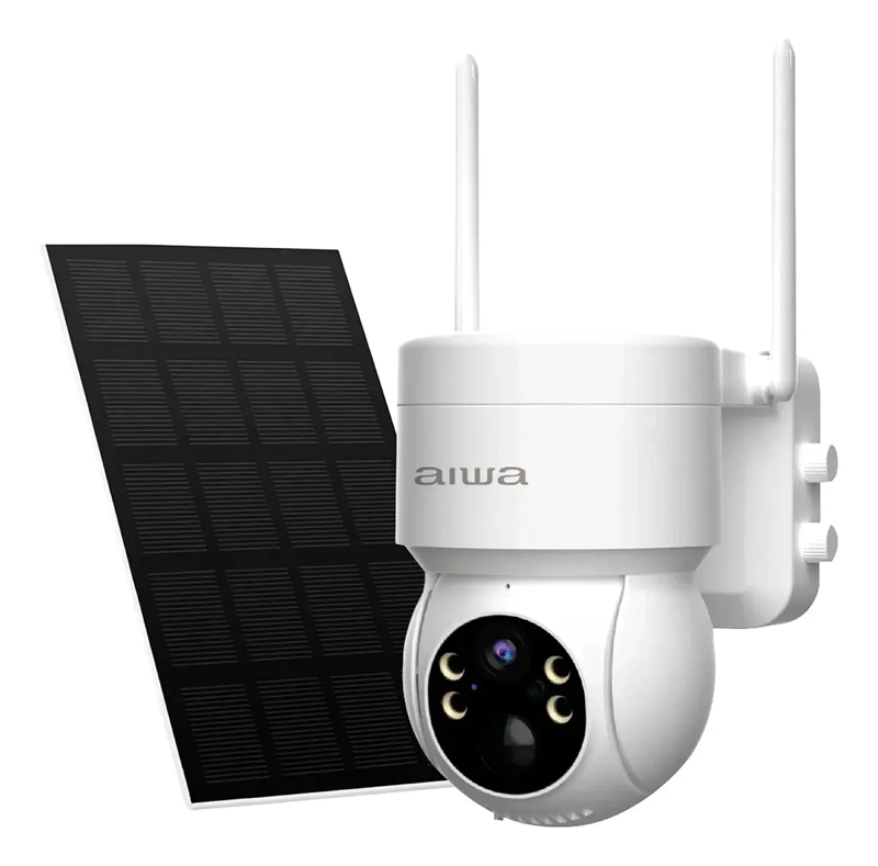 CAMARA DE SEGURIDAD AIWA EXTERIOR AWCTO43 SMART PANEL SOLAR - 1