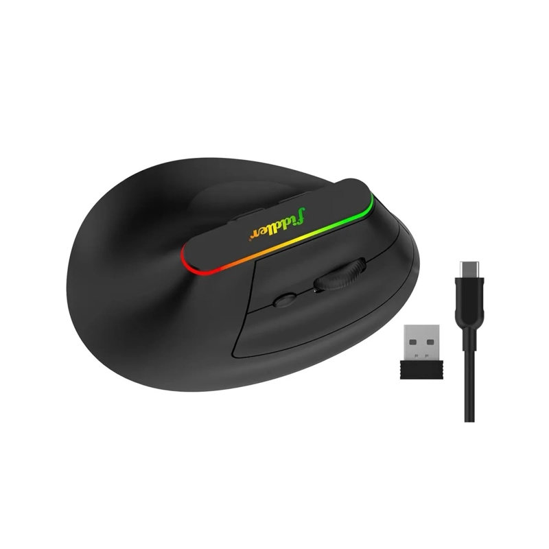 MOUSE FIDDLER VERTICAL BLUETOOTH RECARGABLE 1600DPI - 3