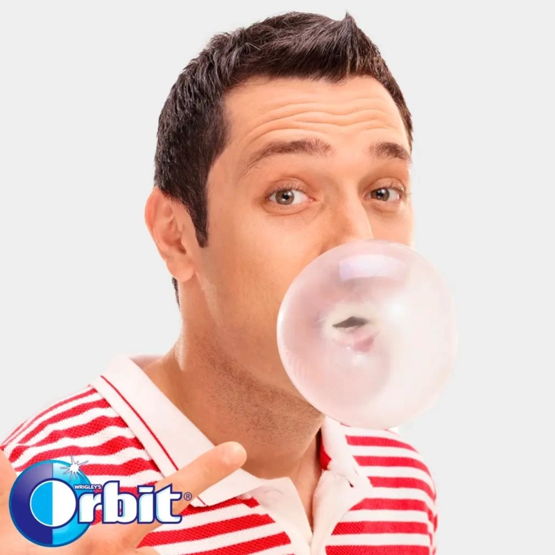 CHICLE ORBIT SIN AZUCAR PROFESSIONAL WHITE SPEARMINT 6X64 GR - 4
