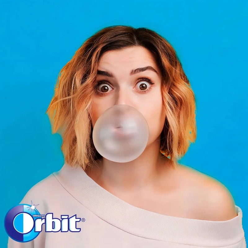 CHICLE ORBIT SIN AZUCAR PROFESSIONAL MENTA 6X64 GRS - 4