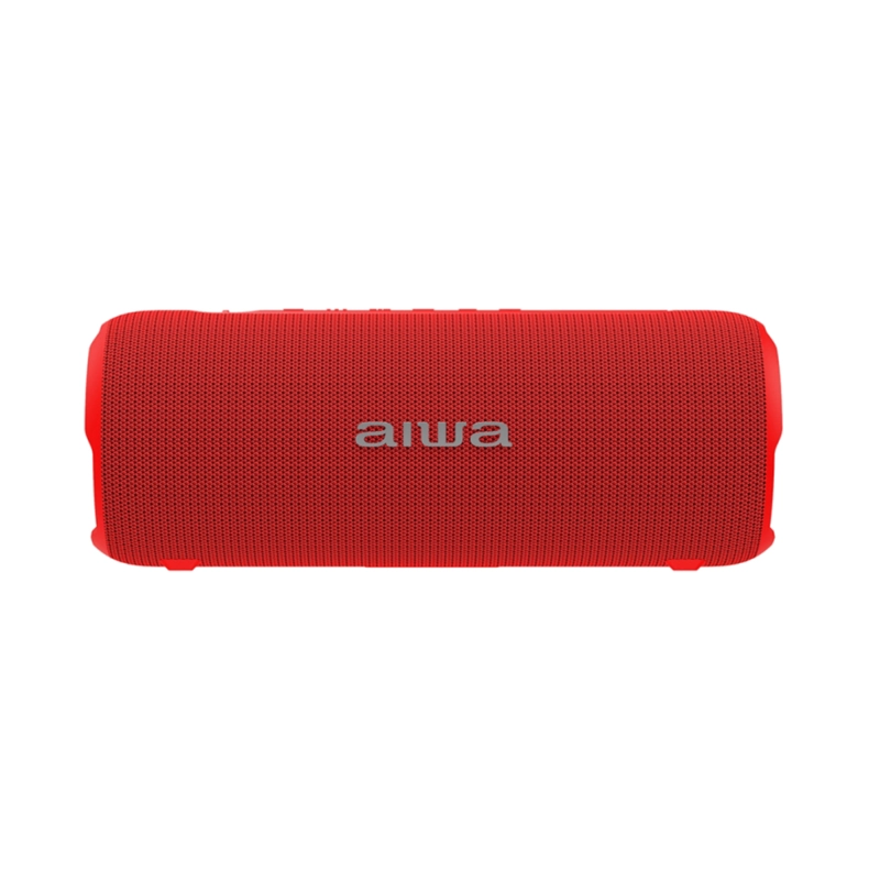 PARLANTE PORTATIL BLUETOOTH 15W AIWA IMPERMEABLE TWS ROJO - 1