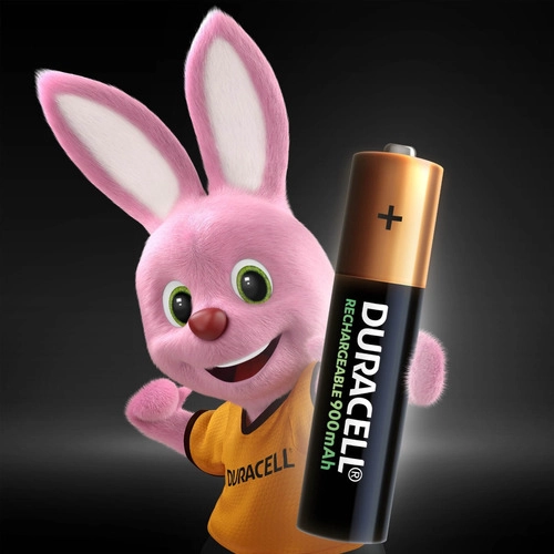 PILA RECARGABLE DURACELL TAMAÑO AAA 4 UNIDADES 900 MAH - 8