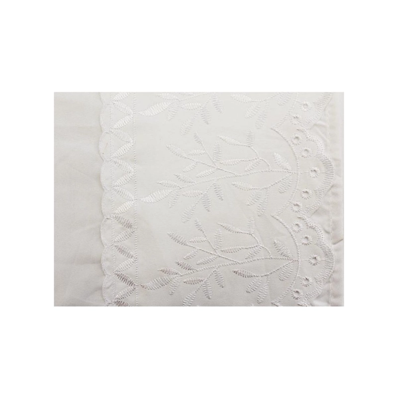 SABANAS ANDES BRODERIE MICROFIBRA 1.5 PLAZAS BLANCO - 4