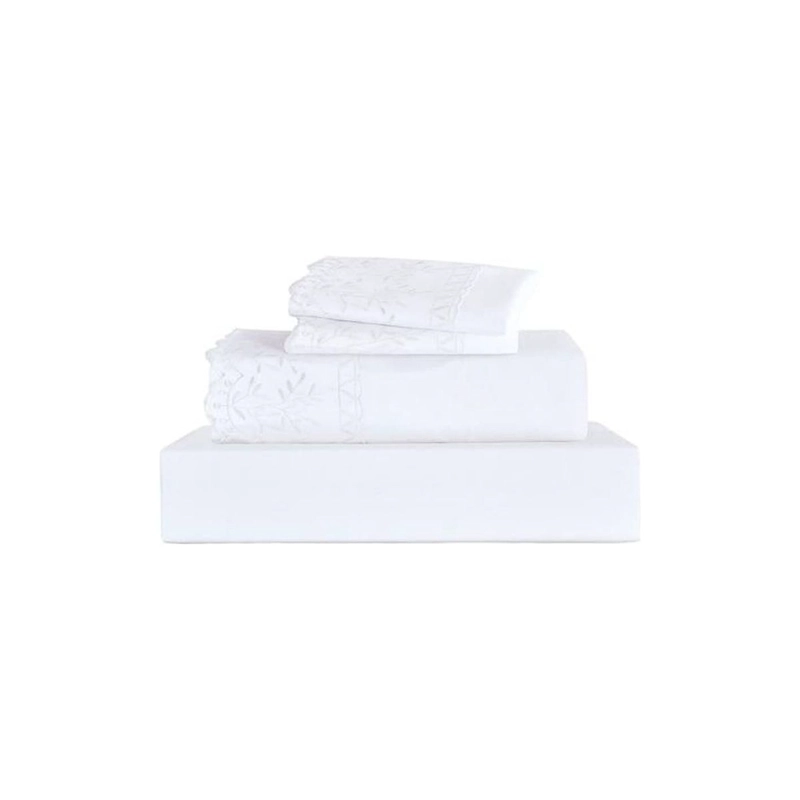 SABANAS ANDES BRODERIE MICROFIBRA 1.5 PLAZAS BLANCO - 5