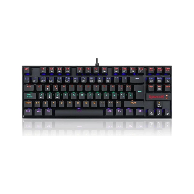 Teclado Redragon Kumara Rainbow K552-kr-sp Negro Español - 1