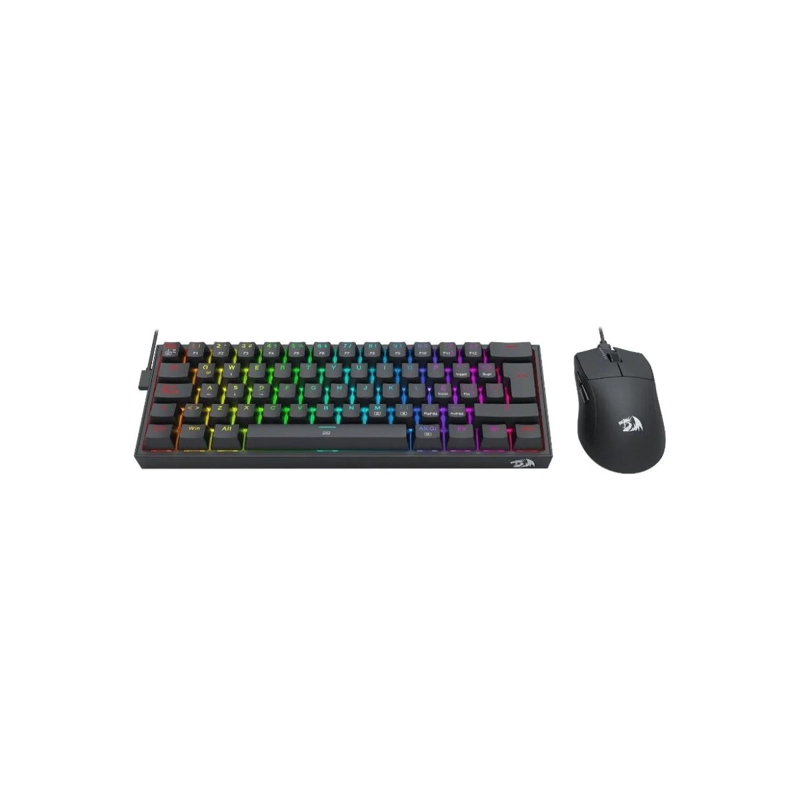 PACK GAMER REDRAGON TECLADO Y MOUSE K617RGB SP+M724 NEGRO - 2