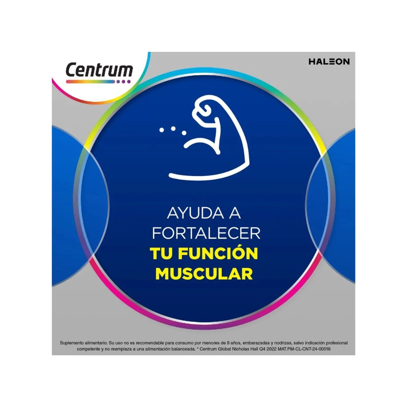 MULTIVITAMINICO CENTRUM SILVER HOMBRE 60 TABLETAS - 2