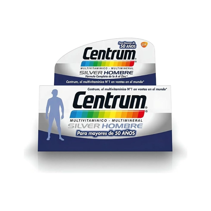 MULTIVITAMINICO CENTRUM SILVER HOMBRE 60 TABLETAS - 5