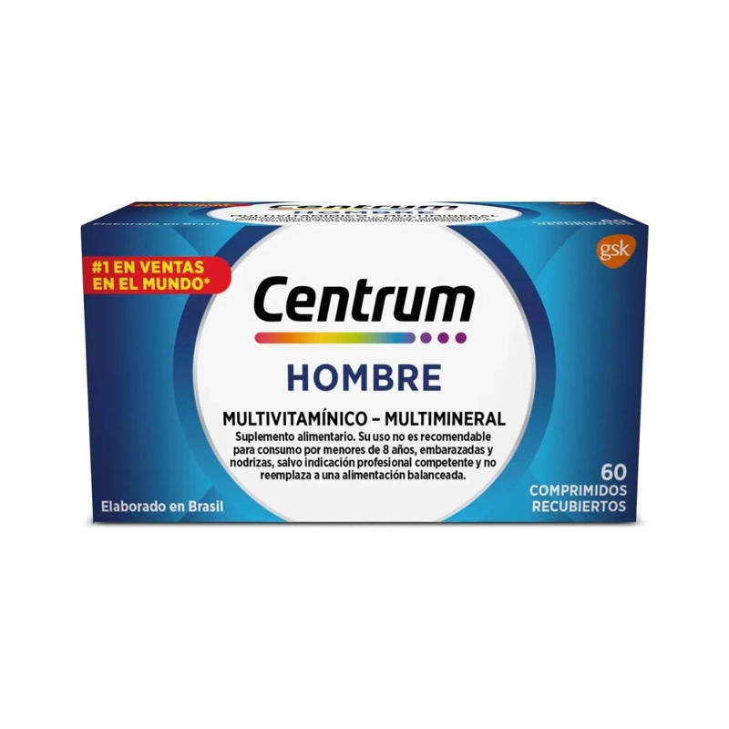 MULTIVITAMINICO CENTRUM HOMBRE 60 TABLETAS - 1