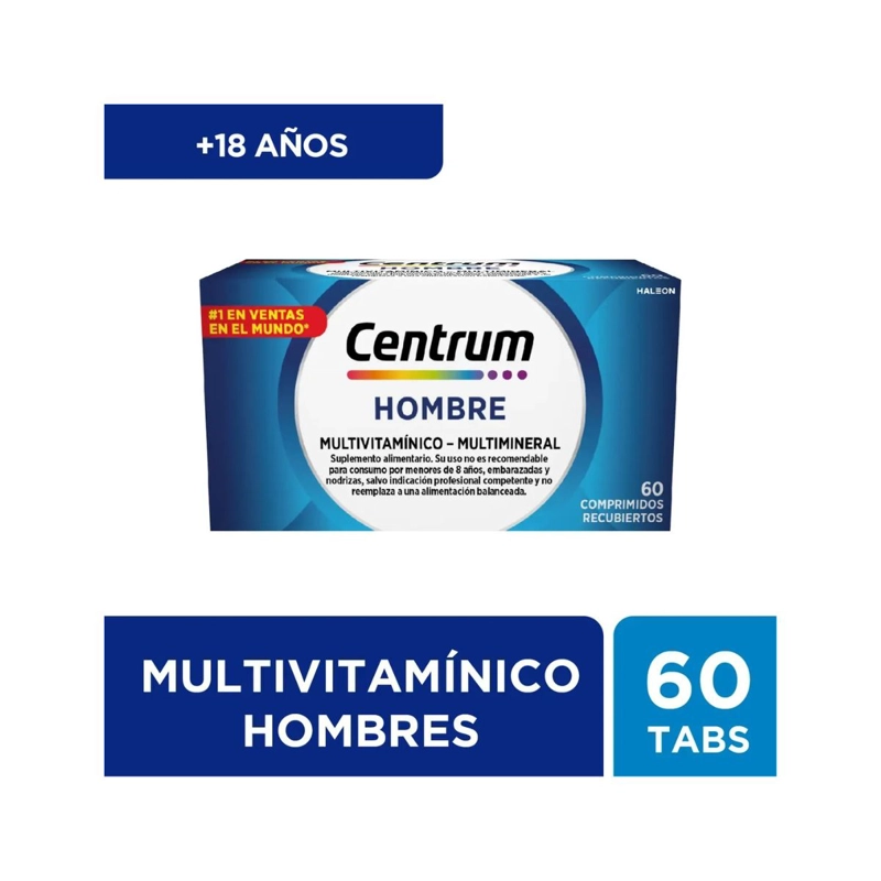 MULTIVITAMINICO CENTRUM HOMBRE 60 TABLETAS - 2