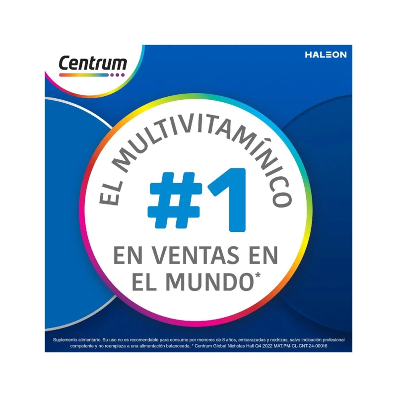 MULTIVITAMINICO CENTRUM HOMBRE 60 TABLETAS - 4