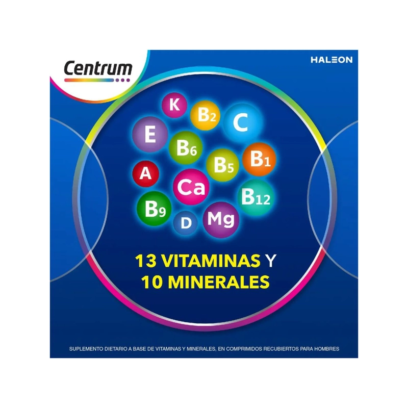 MULTIVITAMINICO CENTRUM HOMBRE 60 TABLETAS - 6