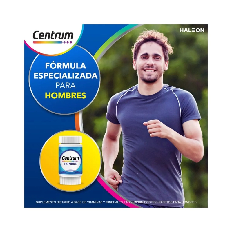MULTIVITAMINICO CENTRUM HOMBRE 60 TABLETAS - 7