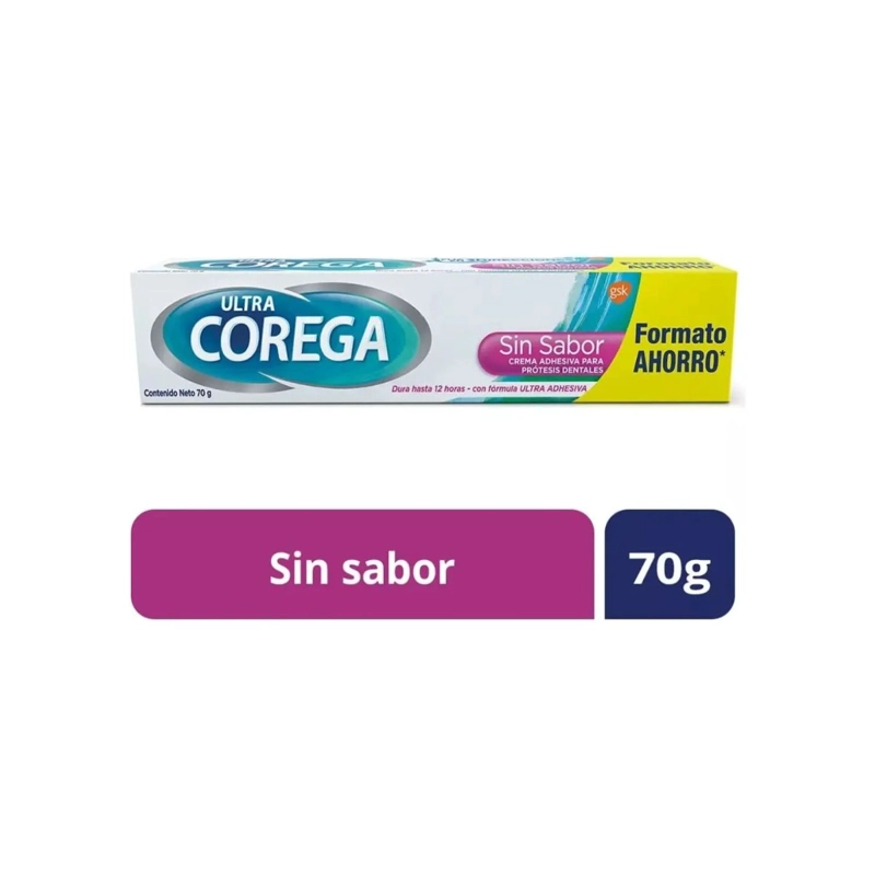 ADHESIVO PROTESIS DENTAL COREGA SIN SABOR 70GR - 2