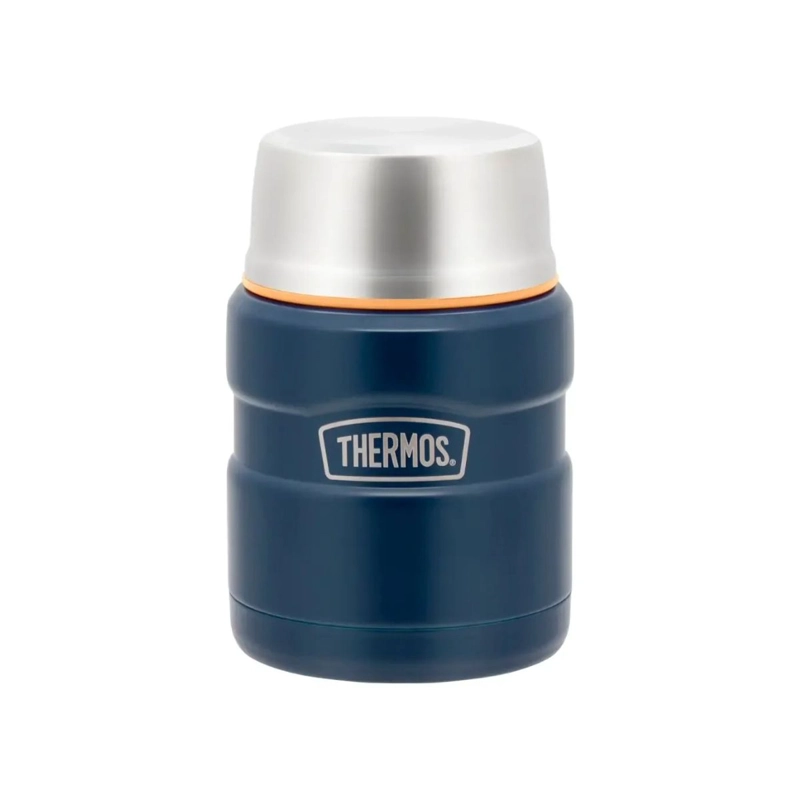 TERMO DE THERMOS COMIDA KING 470ML ACERO INOXIDABLE NAVY - 1